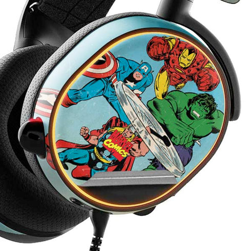 Marvel Classic Comics The Avengers SteelSeries Arctis 3 Skin